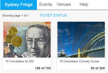 Sydney Fringe Tickets